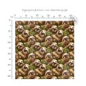 Faultier Stoff – süße Faultiere im Dschungel – Natur Design