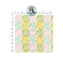 Baumwolle Canvas Blumen Gänseblümchen Pastell Rosa Mint Grün Gelb 153 g/m² Meterware 160 cm Eigenproduktion