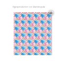 Baumwolle Canvas Stoff Herzen Rosa-Blau Meterware  153 g/m² Meterware 160 cm Eigenproduktion Kinder