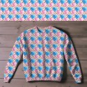 Baumwolle Canvas Stoff Herzen Rosa-Blau Meterware  153 g/m² Meterware 160 cm Eigenproduktion Kinder