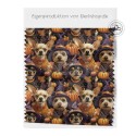 1m Coupon  Baumwolle Canvas Chihuahua Hunde Halloween Kürbis 153 g/m² Meterware 160 cm Eigenproduktion Kinder