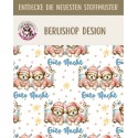 1m Coupon  Baumwolle Canvas Yorkshire Terrier Welpen Gute Nacht Sterne Stoff 153 g/m² Meterware 160 cm Eigenproduktion Kinde