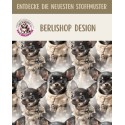 1m Coupon  Baumwolle Canvas Chihuahua Winter Schal Schnee Stoff 153 g/m² Meterware 160 cm Eigenproduktion Kinder