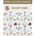 1m Coupon  Baumwolle Canvas Waldtiere Regenbogen Hellgrau Stoff 153 g/m² Meterware 160 cm Eigenproduktion Kinder