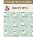 1m Coupon  Baumwolle Canvas Schafe Mint Wiese Stoff 153 g/m² Meterware 160 cm Eigenproduktion Kinder