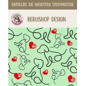 1m Coupon  Baumwolle Canvas Hund Herz Pfote Mint Stoff 153 g/m² Meterware 160 cm Eigenproduktion Kinderstoff