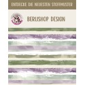 Baumwolle Canvas Salbei Lila Creme Aquarell Streifen Boho Stoff – 153 g/m² – Meterware 160 cm – Eigenprodktion