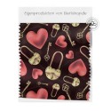 Baumwolle Canvas Stoff Herzen Schloss Schlüssel Love – Liebesmotiv Herz – hochwertige Eigenproduktion