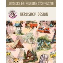 Baumwolle Canvas  Stoff Wohnmobil, Zelten und Waldhütten – Abenteuer, Reh, Beige 153 g/m² – Eigenproduktion