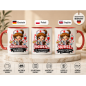 Krankenschwester Tasse Rot – Weil Superheld kein Beruf ist | Geschenk für Pflegekräfte | DE-PL-EN