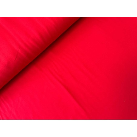 French Terry Sommersweat Uni Stoff Rot Einfarbig - 180 cm Überbreite – 240g/m²