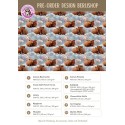Pre-Order Capybara Blumen Wolken Hellblau – Stoffdesign von Berlishop – 10 Stoffe zur Auswahl – Meterware