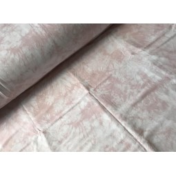 French Terry Sommersweat Batik Marmoriert Altrosa Creme Pastell- 180 cm Überbreite – 240g/m²