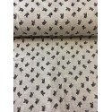 French Terry Sommersweat Papierflieger Flugzeuge Schwarz Grau - 160 cm – 240g/m²