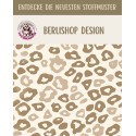 French Terry Sommersweat Leo Muster Beige Creme – 240 g/m² – 145 cm – Eigenproduktion