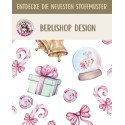 50 cm Baumwolle Canvas Weihnachten Geschenke Schleifen Rosa Mint – 160 cm 153 g/m² Eigenproduktion