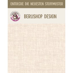 50 cm French Terry Sommersweat Uni Leinenoptik Beige Natur – 145 cm 240 g/m² Eigenproduktion