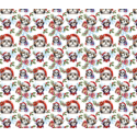 50 cm French Terry Sommersweat Shih Tzu Weihnachten Geschenke Weiß Rot Grün –145 cm 240 g/m² Eigenproduktion