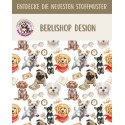 50 cm Oxford wasserfester Stoff Hunde Bücher Brille Weiß Beige Bunt–210 g/m –150 cm Meterware