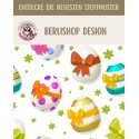 50 cm Oxford wasserfester Stoff Ostereier Schleifen Bunt Weiß –210 g/m –150 cm Meterware