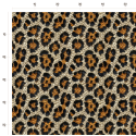 50 cm Oxford wasserfester Stoff Animal Print Leo Giraffe Beige Braun Schwarz–210 g/m –150 cm Meterware