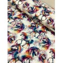Jersey Stoff - Einhorn Aquarell Regenbogen Digitaldruck Überbreite 180 cm breit