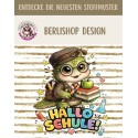 Stoffpanel Hallo Schule Dino Schulanfang Einschulung Oxford wasserabweisend ca.30×40 cm– Kissen, Tasche