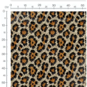 Baumwolle Canvas Leo Stoff 160 cm – Leopard Animal Print Beige Braun – 153 g/m² – Eigenproduktion