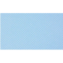 Baumwolle Webware Punktestoff Meterware 160 cm – Hellblau mit weißen Punkten – 130 g/m² – Deko & Kleidung