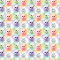 Pre-Order Katzen Pastell Bunt Aquarell Stoff – Stoffdesign von Berlishop - 10 Stoffe zu Auswahl – Meterware