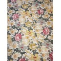 Baumwolle Webware Blumenstoff Meterware 160 cm – Vintage Rosen Gelb – 130 g/m² – Meterware für Deko & Kleidung