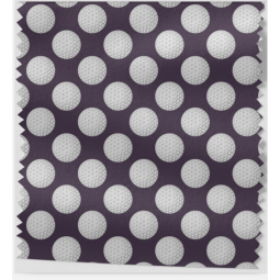 Oxford Stoff Golfbälle 150 cm – Golfball Muster Lila – 200 g/m² – Eigenproduktion