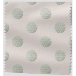 Oxford Stoff Golfbälle 150 cm – Golfball Muster Beige – 200 g/m² – Eigenproduktion