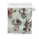 Pre-Order Königlicher Dackel Vintage Mint – Stoffdesign von Berlishop mit Stoffauswahl – Hunde Kinderstoff