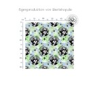 French Terry Sommersweat Malteser Stoff 145 cm – Regenbogen Love Hunde Motiv – 240 g/m² – Eigenproduktion