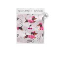 Pre-Order Hunde Dackel Stoff XOXO Rosa mit Herzen - Stoffdesign von Berlishop - 10 Stoffe zu Auswahl – Kinderstoff Meterware