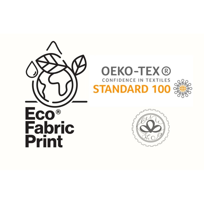 Baumwolle Canvas Hunde Stoff – XOXO Yorkshire Terrier Hunde Muster Beige Schwarz Braun – 153 g/m² – Meterware 160 cm